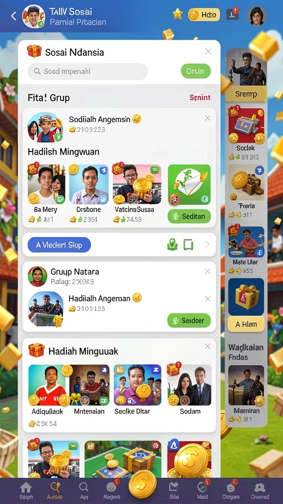 Tangkapan layar menghadirkan pemandangan indah dari dunia fantasi.