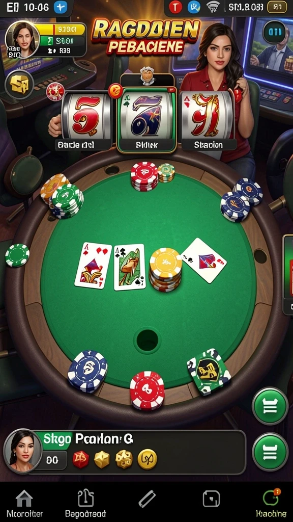 Screenshot 1 menunjukkan tampilan awal permainan yang menarik.