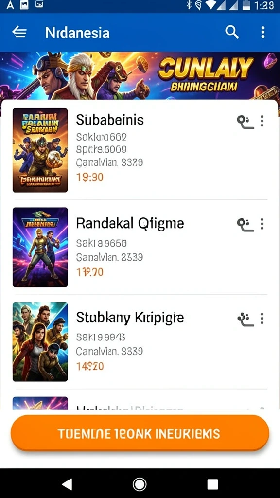 Fitur leaderboard untuk mengukur kemampuan pemain.