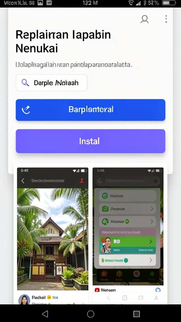 Tampilan antarmuka yang modern dan menarik.