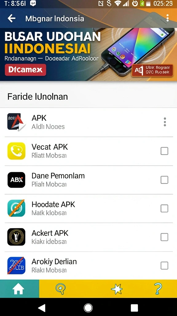 Tampilan level yang menantang dan memicu adrenalin.