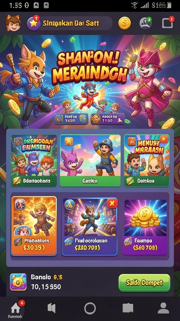 Beragam pilihan permainan yang dapat dicoba.