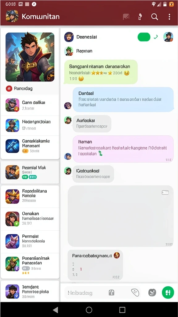 Mode multiplayer yang seru dan kompetitif.