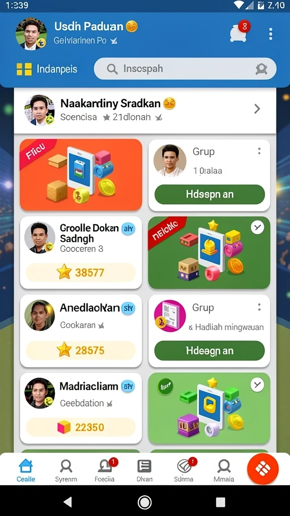 Fitur live draw yang seru dan menegangkan.