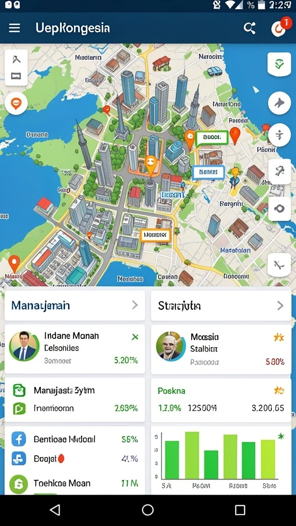 Berbagai karakter dengan desain unik dan menarik.