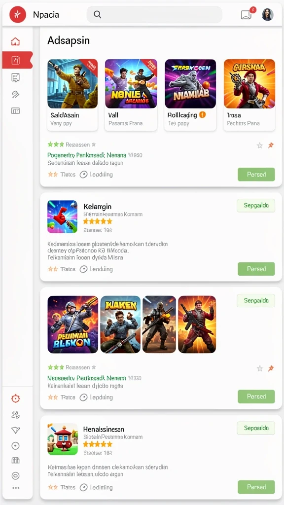 Karakter-karakter menarik dengan desain unik.