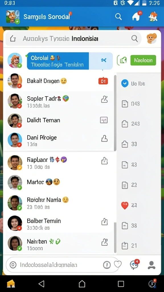 Tampilan antarmuka yang menarik dan mudah digunakan.