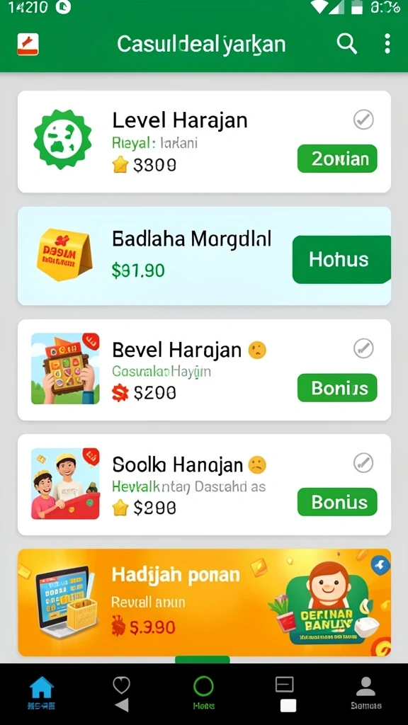 Tampilan antarmuka yang user-friendly.