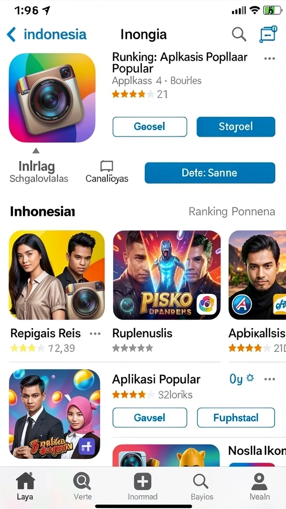 Tampilan antarmuka yang menarik dan mudah digunakan.
