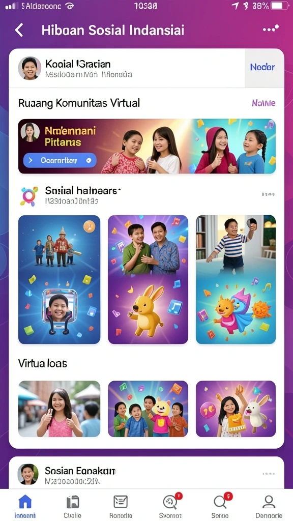 Karakter yang beragam dan menarik.