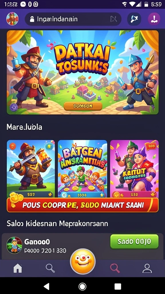 Misi yang menantang dan seru.