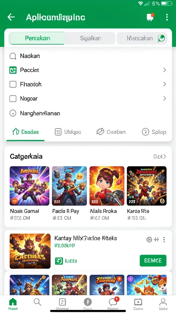 Berbagai karakter yang bisa dipilih sesuai gaya bermain.