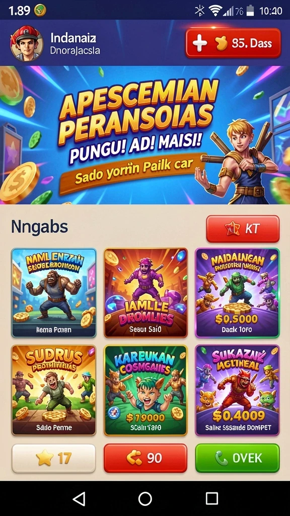 Tampilan antarmuka yang menarik dan mudah digunakan.