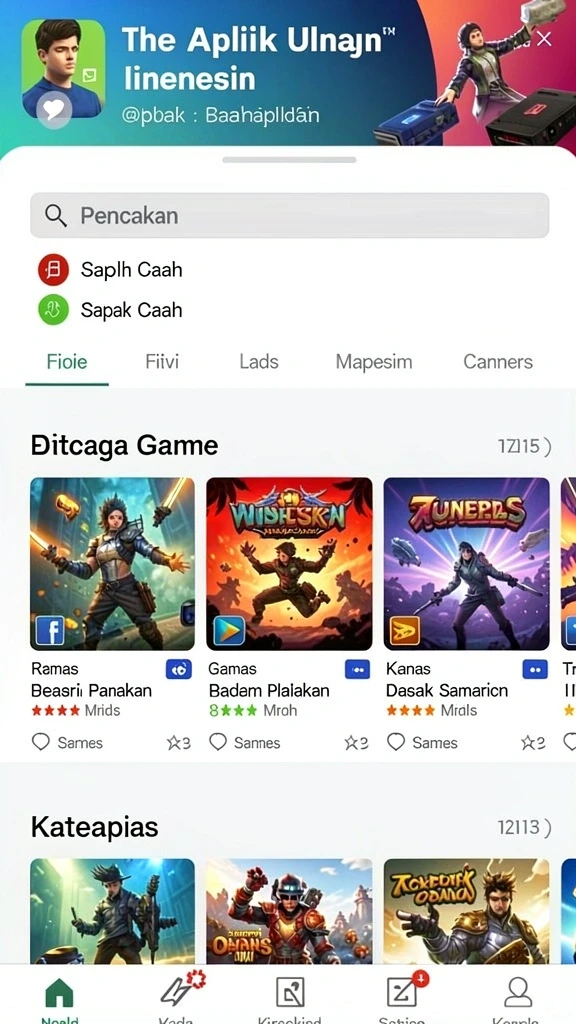 Level menantang dengan desain yang menarik.