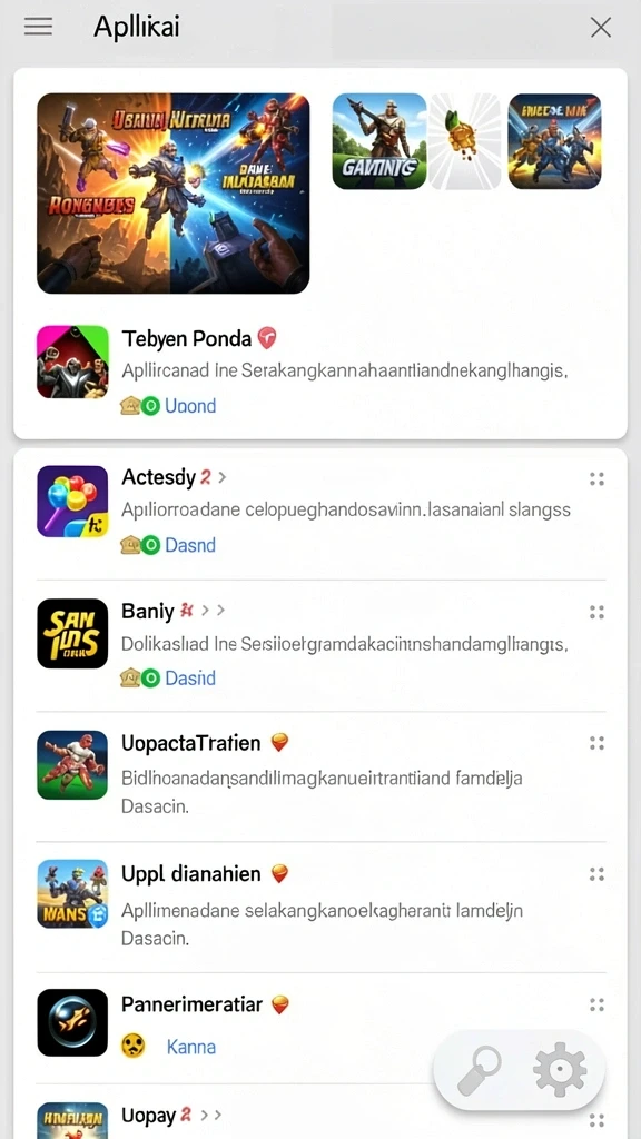 Tampilan antarmuka yang user-friendly dan menarik.