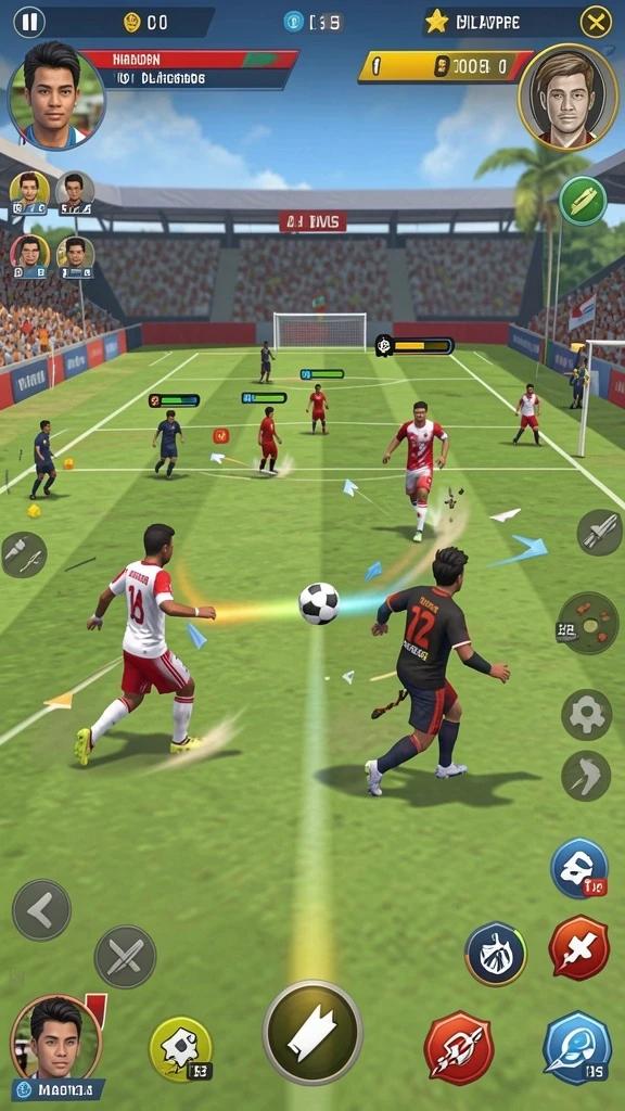 Pengalaman multiplayer yang mendorong kerjasama tim.