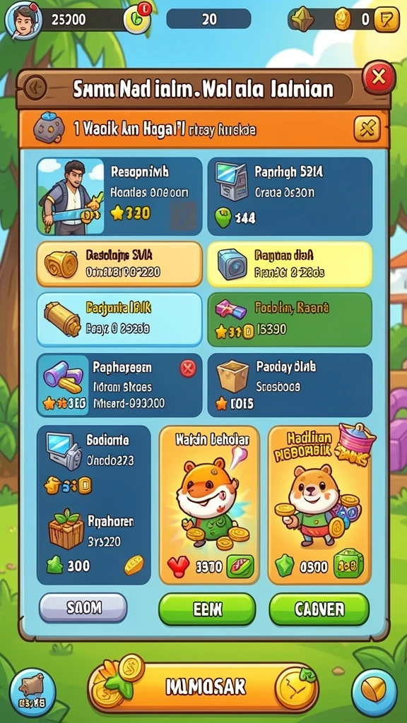 Karakter baru yang siap untuk dimainkan.