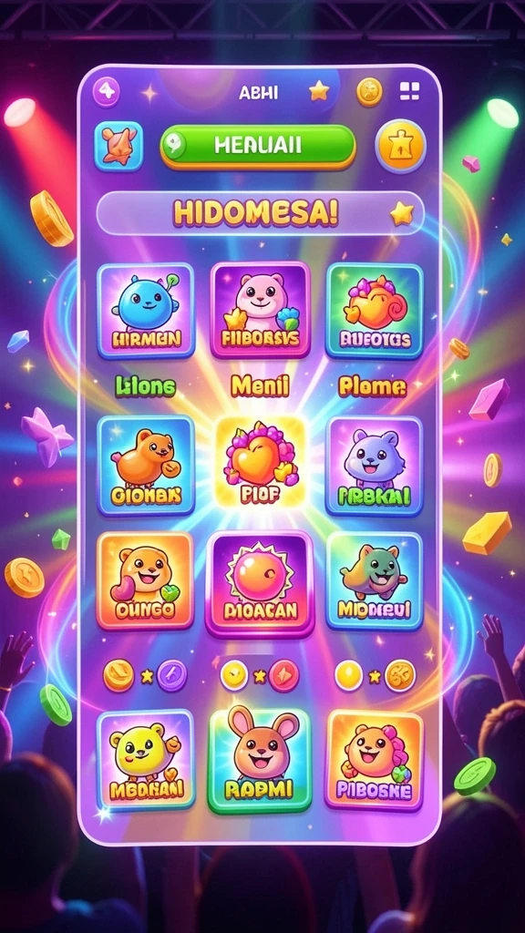 Ragam mode permainan yang menarik.