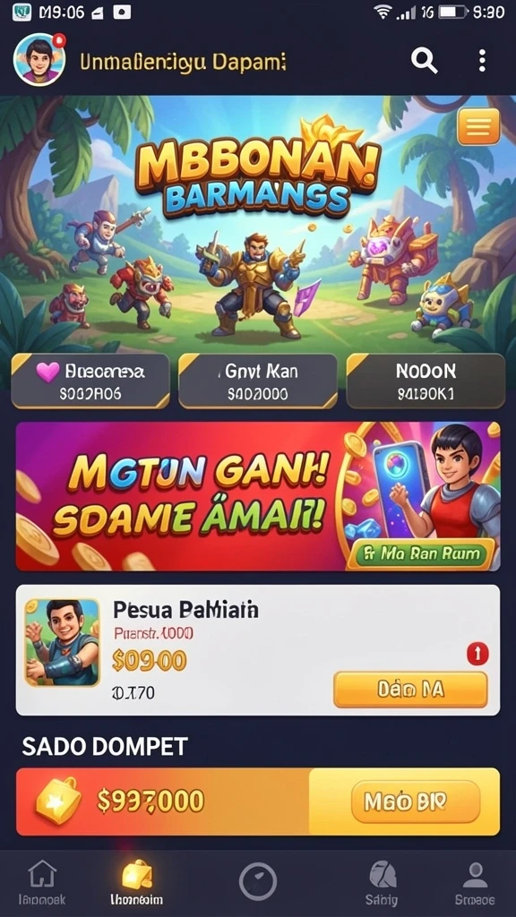 Tampilan antarmuka yang menarik dan intuitif.
