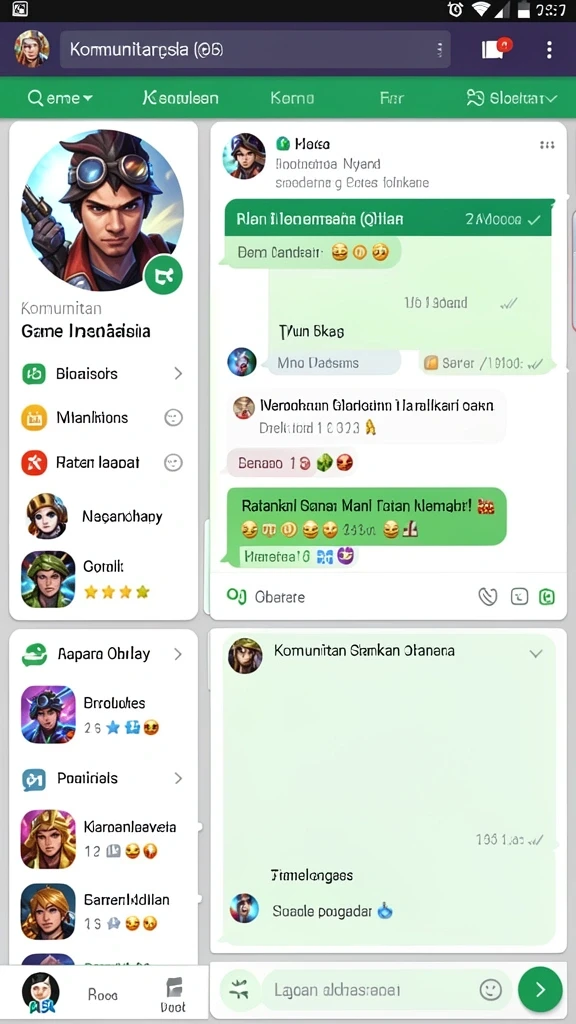 Screenshot menggambarkan tim layanan pelanggan yang siap membantu.