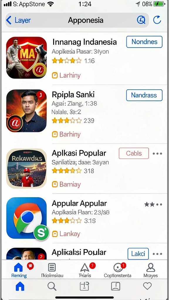 Tampilan antarmuka yang user-friendly.