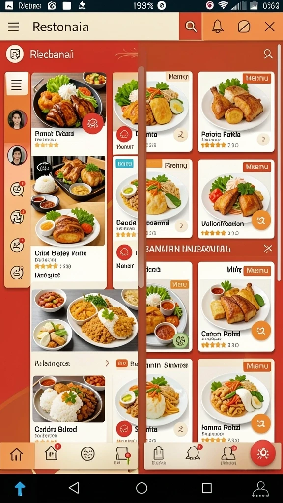 Tampilan antarmuka yang menyenangkan untuk pengguna.