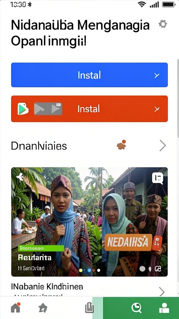 Tampilan antarmuka yang menarik dan mudah digunakan.