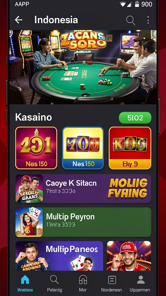 Tampilan awal yang menarik dan intuitif.