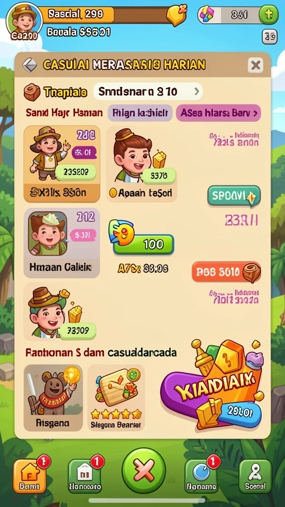 Tampilan antarmuka yang menarik dan user-friendly.