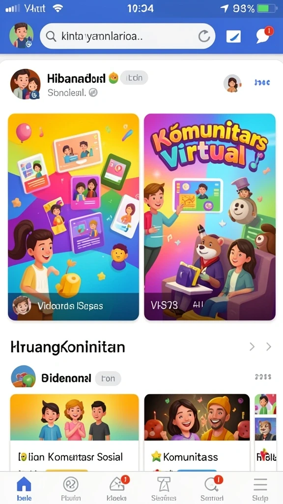 Beragam permainan menarik dalam satu aplikasi.