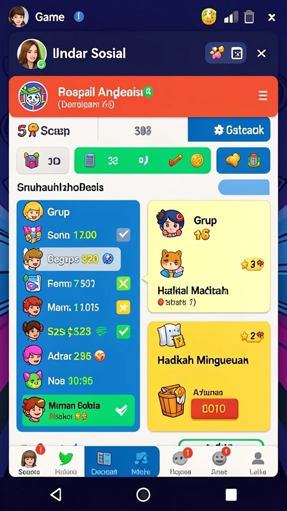 Tampilan antarmuka yang menawan dan intuitif.