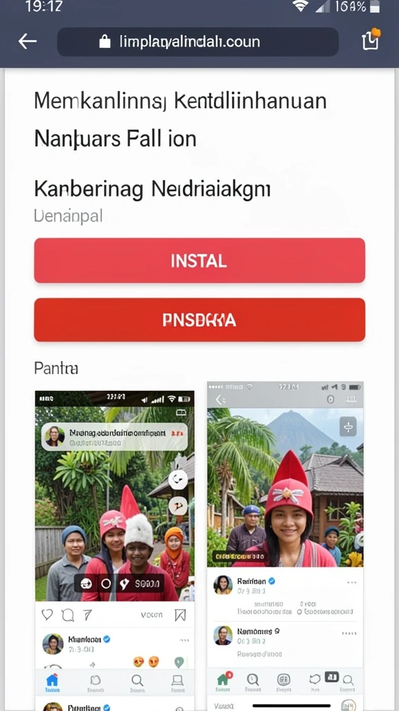 Tampilan antarmuka yang ramah pengguna.