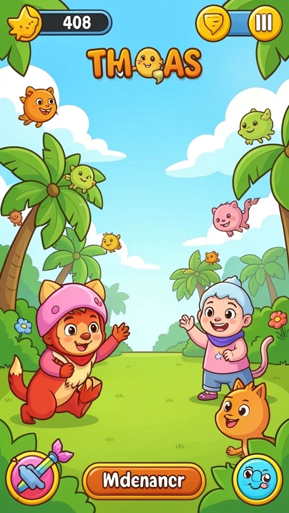 Tantangan seru di setiap level permainan.