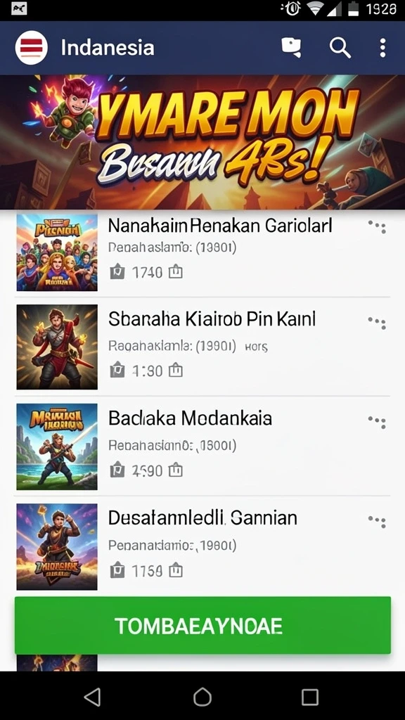 Level-level yang menantang dan beragam.