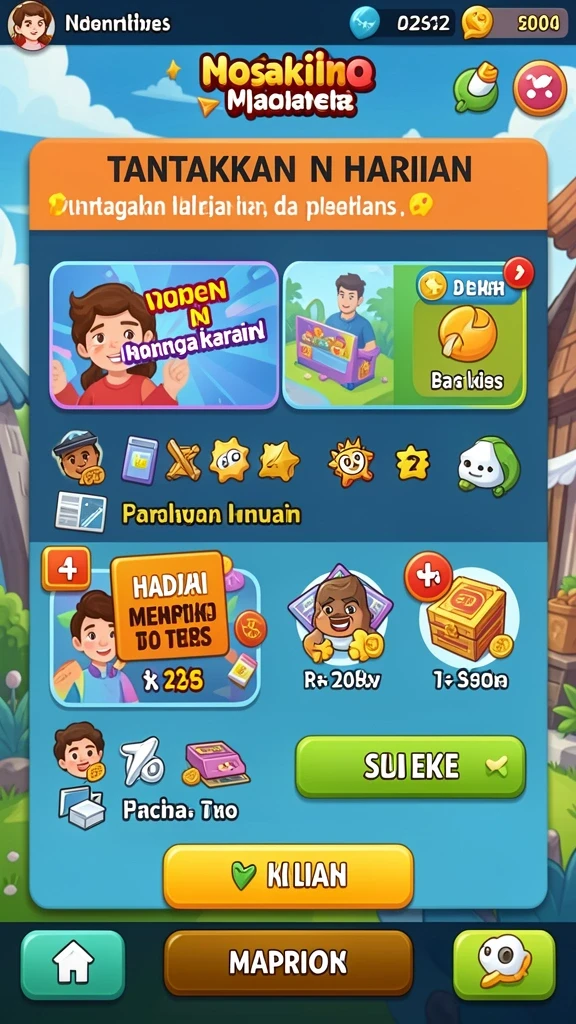 Tampilan menarik dengan tema yang beragam.